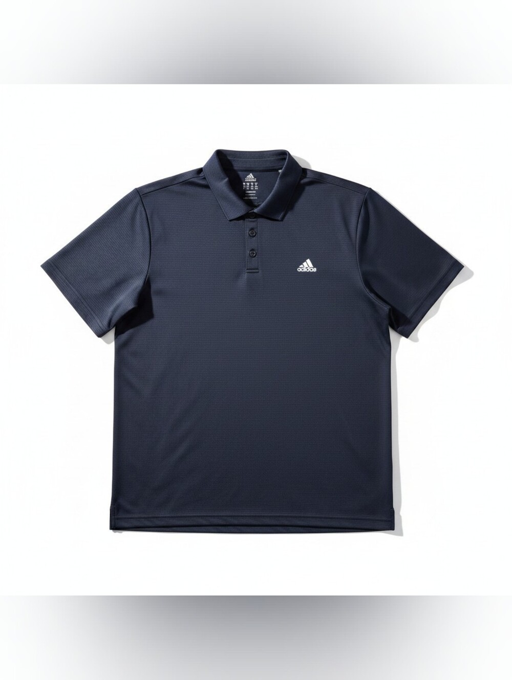 Adidas Men's XL Golf Polo Navy Blue Performance Shirt Short Sleeve
